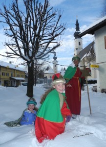 Die Hl. 3 Könige kommen... @ im Dorf