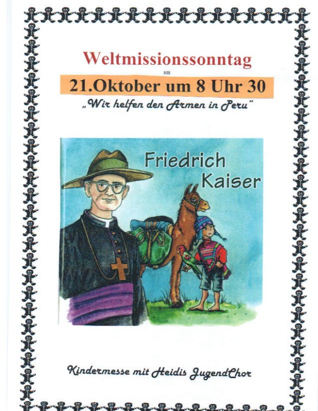 Familiengottesdienst zum Weltmissionssonntag