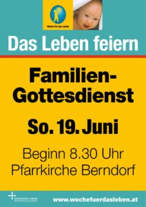 Familien-Gottesdienst zum TAG des LEBENS