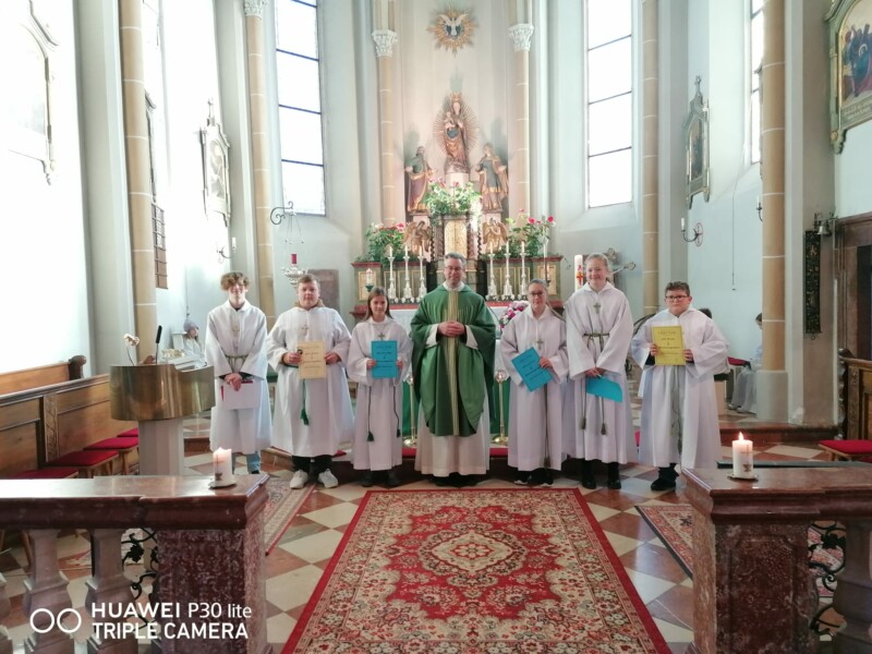 Ministranten Ehrungen am 13. Nov.