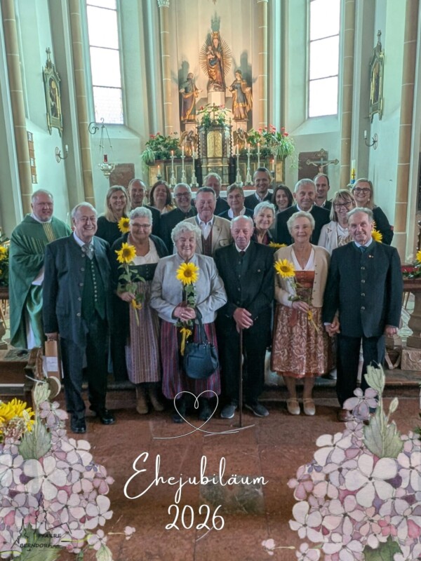 Ein Fest der Liebe und Verbundenheit – Ehejubiläum in Berndorf 2026