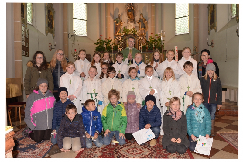 Jungschar- und Ministrantenaufnahme Gottesdienst am 12.11.2017